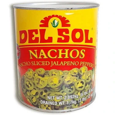 Felii de ardei jalapeno verde picant 2,9 kg